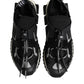 Black White Logo Sorrento Sneakers Shoes