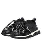 Black White Logo Sorrento Sneakers Shoes