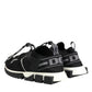 Black White Logo Sorrento Sneakers Shoes