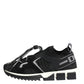 Black White Logo Sorrento Sneakers Shoes