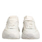 White DAYMASTER Calf Leather Sneakers Shoes