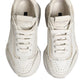White DAYMASTER Calf Leather Sneakers Shoes