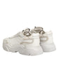 White DAYMASTER Calf Leather Sneakers Shoes