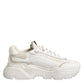 White DAYMASTER Calf Leather Sneakers Shoes