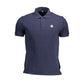 Blue Cotton Polo Shirt