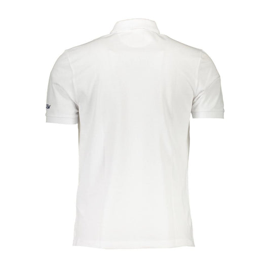 White Cotton Polo Shirt