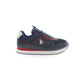 Blue Polyester Sneaker
