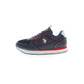 Blue Polyester Sneaker