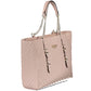 Pink Polyethylene Handbag