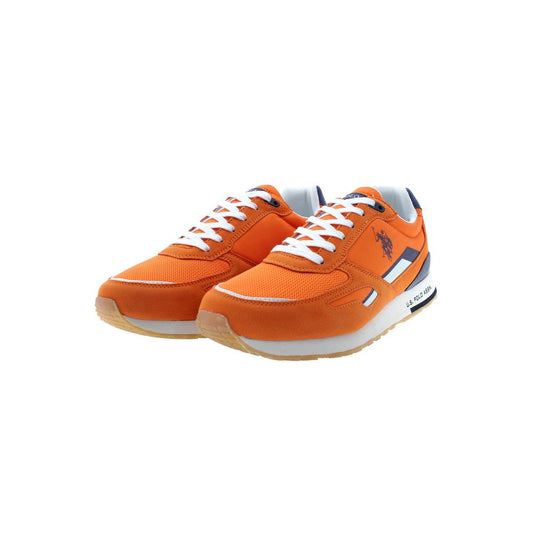 Orange Polyester Sneaker