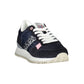 Blue Polyester Sneaker
