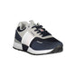Blue Polyester Sneaker