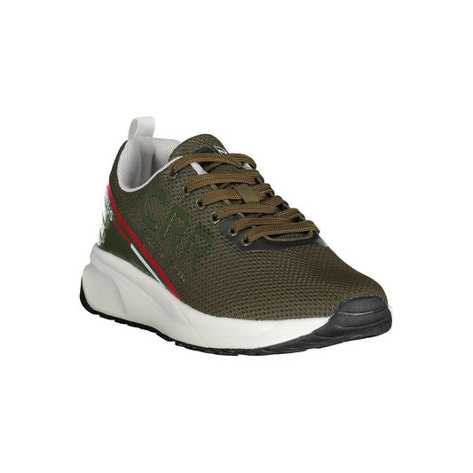 Green Polyester Sneaker