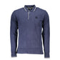 Blue Cotton Polo Shirt