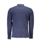 Blue Cotton Polo Shirt