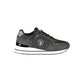Black Polyester Sneaker