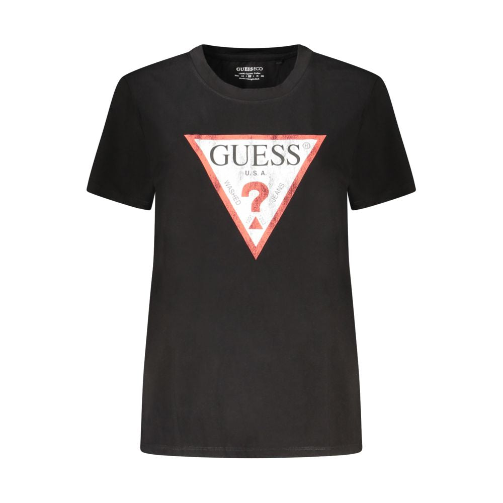 Black Cotton Tops & T-Shirt