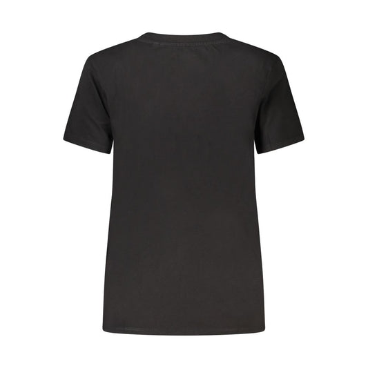 Black Cotton Tops & T-Shirt