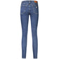 Blue Cotton Jeans & Pant