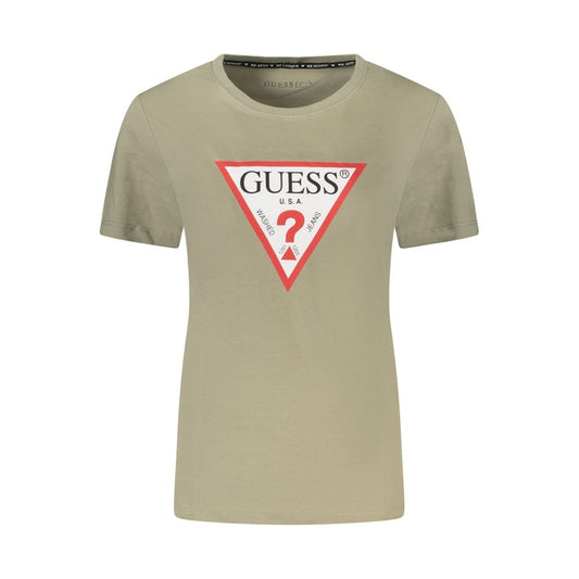Green Cotton Tops & T-Shirt