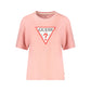 Pink Cotton Tops & T-Shirt