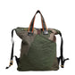 Military Green Patchwork Rucksack Backpack Bag