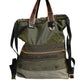Military Green Patchwork Rucksack Backpack Bag