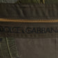 Military Green Patchwork Rucksack Backpack Bag