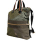 Military Green Patchwork Rucksack Backpack Bag