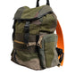 Military Green Patchwork Rucksack Backpack Bag