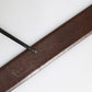 Brown Classic Gold Metal Logo Buckle Men Belt