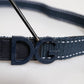 Blue White Cotton DG Logo Metal Buckle Belt