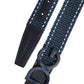 Blue White Cotton DG Logo Metal Buckle Belt