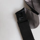 Gray Men 100% Silk Belt Wide Waist Cummerbund