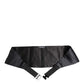 Dark Blue 100% Silk Belt Waist Cummerbund