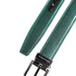 Green Black Polyester Metal Buckle Belt