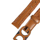Brown Braided Metal DG Logo Buckle Belt
