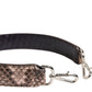 Brown Exotic Leather Handbag Accessory Shoulder Strap