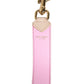 Beige Pink Leather Handbag Accessory Shoulder Strap
