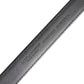 Black White Leather Silver Metal Buckle Belt