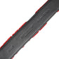 Red Viscose Silver DG Logo Metal Buckle Belt
