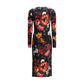 Long floral-print Dress