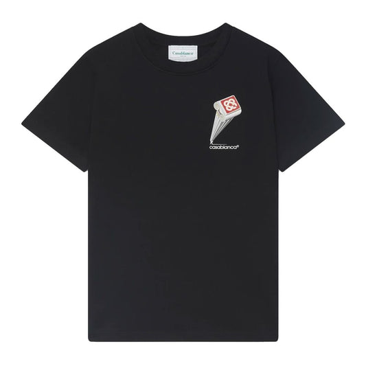 Black Cotton T-Shirt