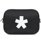 Black Polyester Crossbody Bag