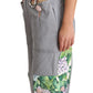 Exquisite Floral Embellished Denim Overalls