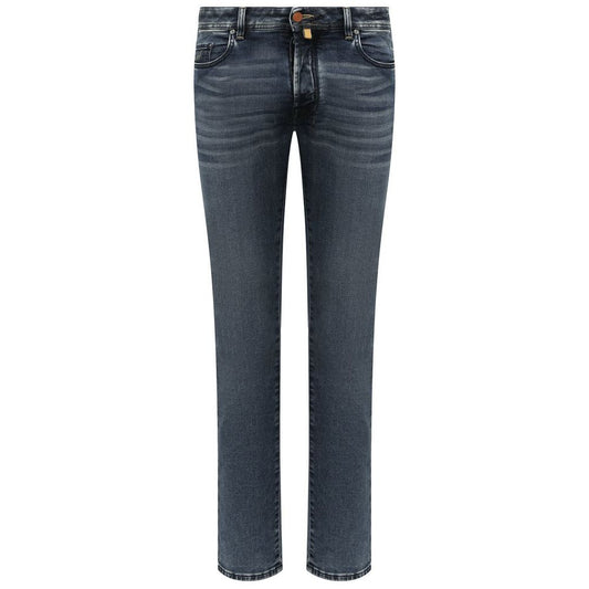 Blue Cotton Jeans & Pant