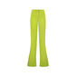 Green Polyester Jeans & Pant