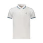 White Cotton Men Polo Shirt