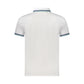 White Cotton Men Polo Shirt