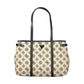 Beige Cotton Women Handbag